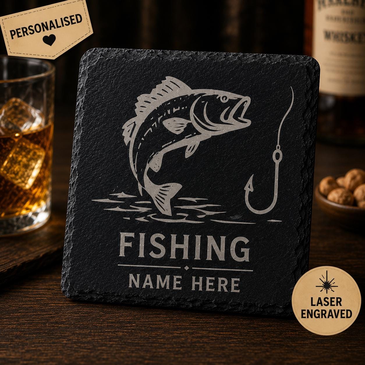 il fullxfull.8504793069 fgdc.jpg Personalised Fishing Slate Coaster